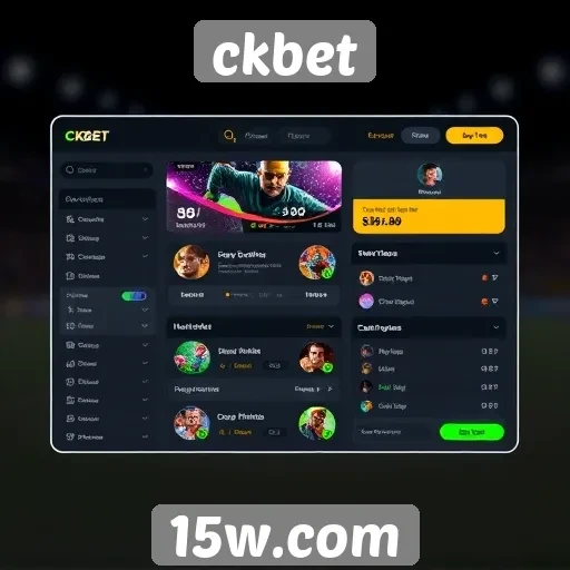interface do ckbet é amigável e intuitiva