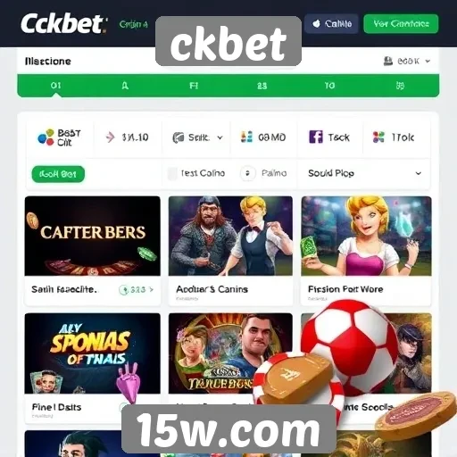 jogos populares disponíveis no site ckbet